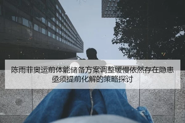 陈雨菲奥运前体能储备方案调整缓慢依然存在隐患亟须提前化解的策略探讨